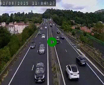 Caméra autoroute A75 à hauteur de Coudes, en direction de Clermont-Ferrand