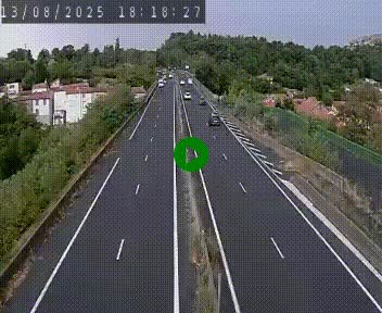 Caméra autoroute A75 à hauteur de Coudes, en direction de Clermont-Ferrand