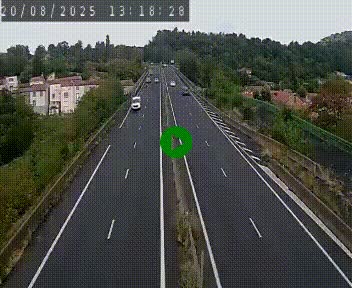 Caméra autoroute A75 à hauteur de Coudes, en direction de Clermont-Ferrand