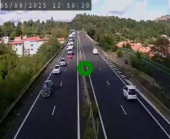 Caméra autoroute A75 à hauteur de Coudes, en direction de Clermont-Ferrand