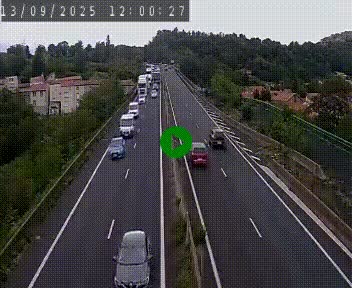 Caméra autoroute A75 à hauteur de Coudes, en direction de Clermont-Ferrand