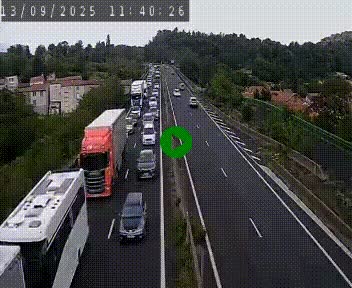 Caméra autoroute A75 à hauteur de Coudes, en direction de Clermont-Ferrand