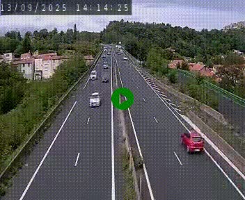 Caméra autoroute A75 à hauteur de Coudes, en direction de Clermont-Ferrand