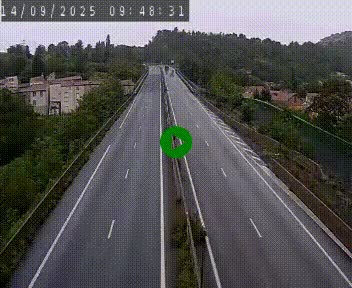 Caméra autoroute A75 à hauteur de Coudes, en direction de Clermont-Ferrand