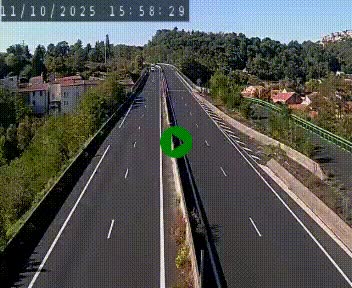 Caméra autoroute A75 à hauteur de Coudes, en direction de Clermont-Ferrand