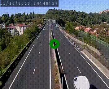 Caméra autoroute A75 à hauteur de Coudes, en direction de Clermont-Ferrand