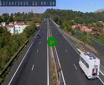 Caméra autoroute A75 à hauteur de Coudes, en direction de Clermont-Ferrand