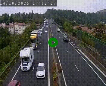 Caméra autoroute A75 à hauteur de Coudes, en direction de Clermont-Ferrand