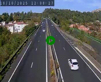 Caméra autoroute A75 à hauteur de Coudes, en direction de Clermont-Ferrand