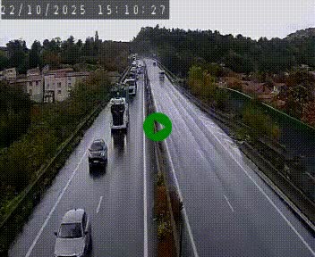 Caméra autoroute A75 à hauteur de Coudes, en direction de Clermont-Ferrand