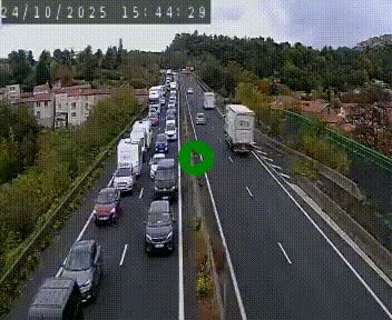Caméra autoroute A75 à hauteur de Coudes, en direction de Clermont-Ferrand