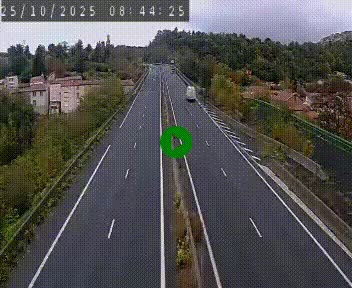 Caméra autoroute A75 à hauteur de Coudes, en direction de Clermont-Ferrand