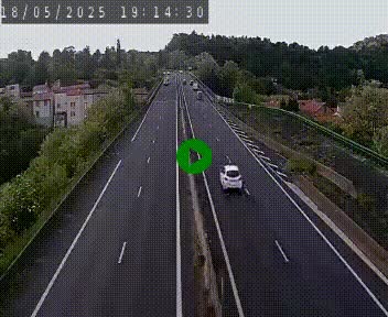 <h2>Caméra autoroute A75 à hauteur de Coudes, en direction de Clermont-Ferrand</h2>