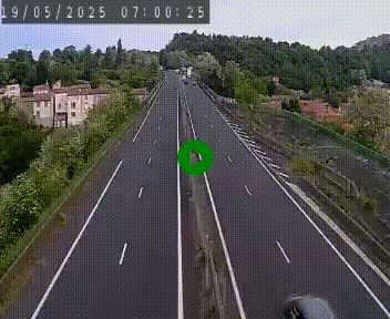 <h2>Caméra autoroute A75 à hauteur de Coudes, en direction de Clermont-Ferrand</h2>