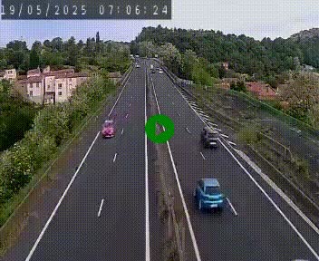 <h2>Caméra autoroute A75 à hauteur de Coudes, en direction de Clermont-Ferrand</h2>