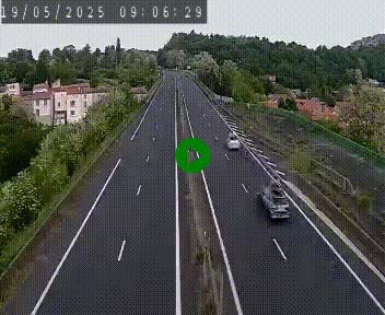 <h2>Caméra autoroute A75 à hauteur de Coudes, en direction de Clermont-Ferrand</h2>