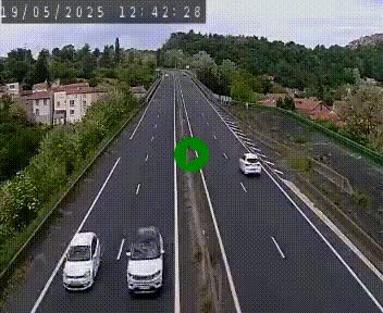 <h2>Caméra autoroute A75 à hauteur de Coudes, en direction de Clermont-Ferrand</h2>