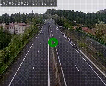 <h2>Caméra autoroute A75 à hauteur de Coudes, en direction de Clermont-Ferrand</h2>