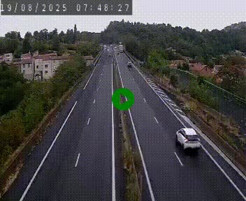 <h2>Caméra autoroute A75 à hauteur de Coudes, en direction de Clermont-Ferrand</h2>