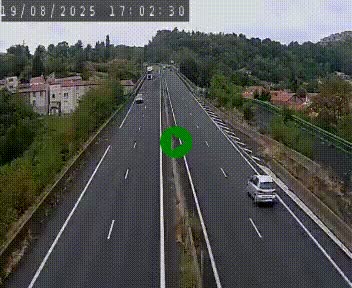 <h2>Caméra autoroute A75 à hauteur de Coudes, en direction de Clermont-Ferrand</h2>