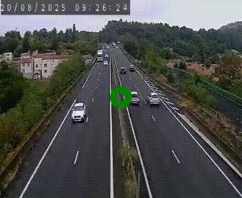 <h2>Caméra autoroute A75 à hauteur de Coudes, en direction de Clermont-Ferrand</h2>