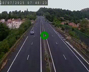 Caméra autoroute A75 à hauteur de Coudes, en direction de Clermont-Ferrand