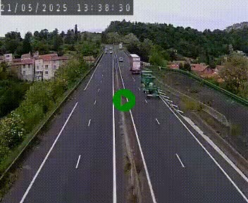 <h2>Caméra autoroute A75 à hauteur de Coudes, en direction de Clermont-Ferrand</h2>