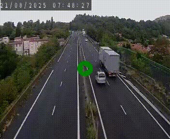 <h2>Caméra autoroute A75 à hauteur de Coudes, en direction de Clermont-Ferrand</h2>