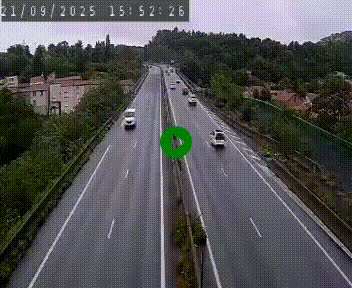 Caméra autoroute A75 à hauteur de Coudes, en direction de Clermont-Ferrand