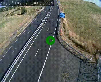 Caméra autoroute A75 à hauteur du col de la Fageole en direction de Clermont-Ferrand