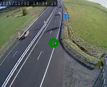<h2>Caméra autoroute A75 à hauteur du col de la Fageole en direction de Clermont-Ferrand</h2>