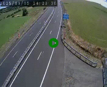<h2>Caméra autoroute A75 à hauteur du col de la Fageole en direction de Clermont-Ferrand</h2>
