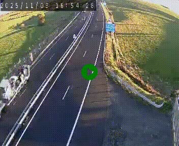 <h2>Caméra autoroute A75 à hauteur du col de la Fageole en direction de Clermont-Ferrand</h2>