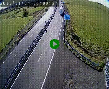 <h2>Caméra autoroute A75 à hauteur du col de la Fageole en direction de Clermont-Ferrand</h2>