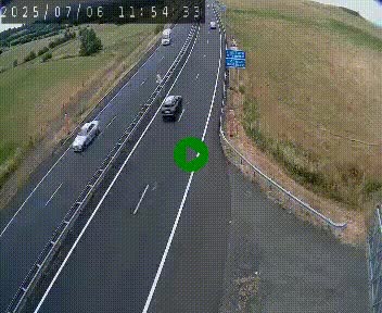 Caméra autoroute A75 à hauteur du col de la Fageole en direction de Clermont-Ferrand
