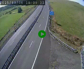 <h2>Caméra autoroute A75 à hauteur du col de la Fageole en direction de Clermont-Ferrand</h2>