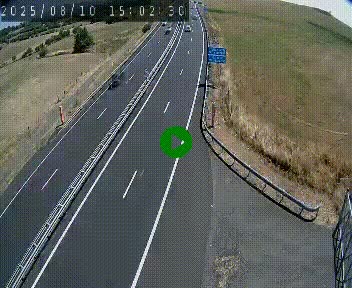 <h2>Caméra autoroute A75 à hauteur du col de la Fageole en direction de Clermont-Ferrand</h2>