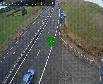 Caméra autoroute A75 à hauteur du col de la Fageole en direction de Clermont-Ferrand