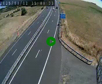 <h2>Caméra autoroute A75 à hauteur du col de la Fageole en direction de Clermont-Ferrand</h2>