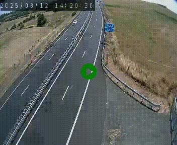 <h2>Caméra autoroute A75 à hauteur du col de la Fageole en direction de Clermont-Ferrand</h2>