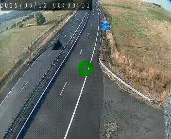 <h2>Caméra autoroute A75 à hauteur du col de la Fageole en direction de Clermont-Ferrand</h2>