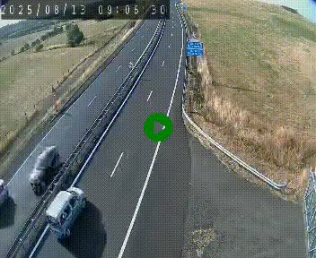 <h2>Caméra autoroute A75 à hauteur du col de la Fageole en direction de Clermont-Ferrand</h2>