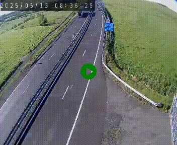 <h2>Caméra autoroute A75 à hauteur du col de la Fageole en direction de Clermont-Ferrand</h2>