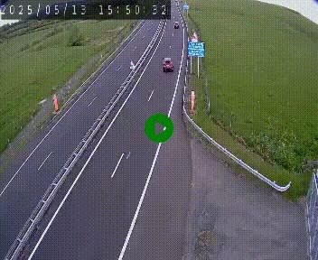 <h2>Caméra autoroute A75 à hauteur du col de la Fageole en direction de Clermont-Ferrand</h2>