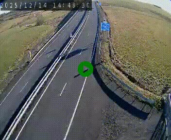 <h2>Caméra autoroute A75 à hauteur du col de la Fageole en direction de Clermont-Ferrand</h2>
