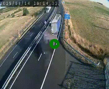 <h2>Caméra autoroute A75 à hauteur du col de la Fageole en direction de Clermont-Ferrand</h2>