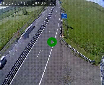 <h2>Caméra autoroute A75 à hauteur du col de la Fageole en direction de Clermont-Ferrand</h2>