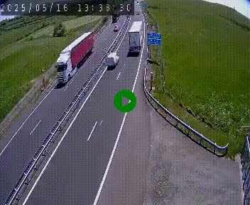 <h2>Caméra autoroute A75 à hauteur du col de la Fageole en direction de Clermont-Ferrand</h2>