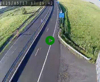 <h2>Caméra autoroute A75 à hauteur du col de la Fageole en direction de Clermont-Ferrand</h2>