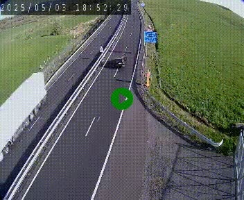 Caméra autoroute A75 à hauteur du col de la Fageole en direction de Clermont-Ferrand